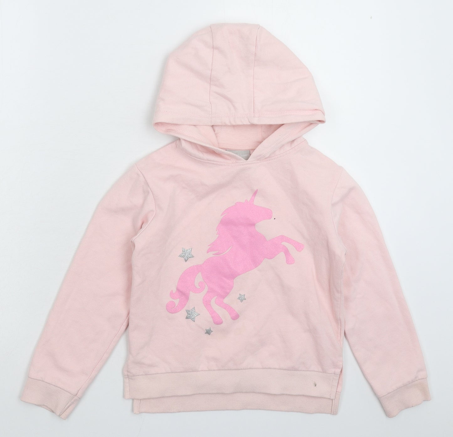 Matalan Girls Pink   Pullover Hoodie Size 8 Years