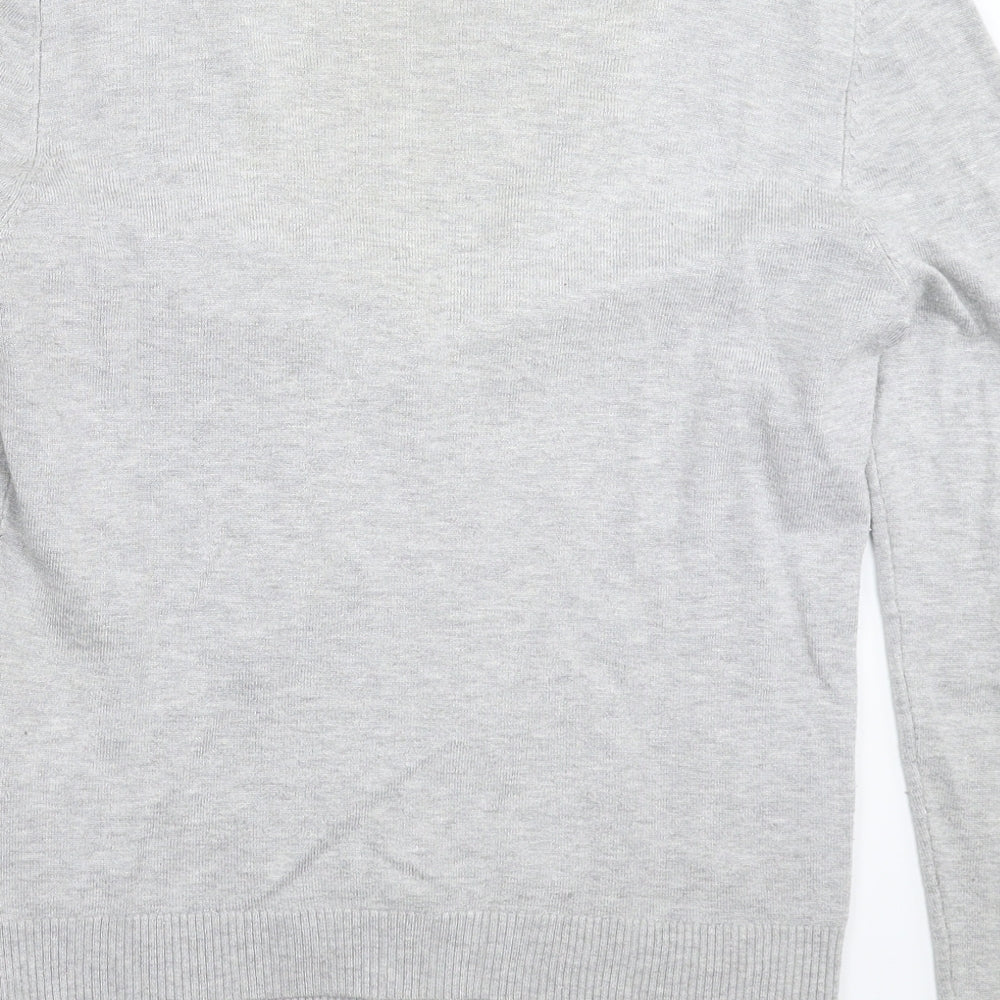 Metropolis Womens Grey  Knit Cardigan Jumper Size L