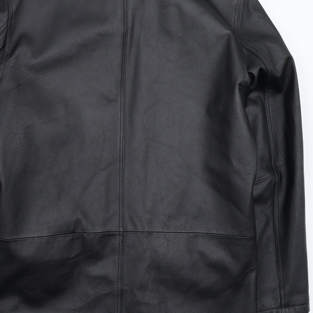 Capep Mens Black   Jacket Coat Size L