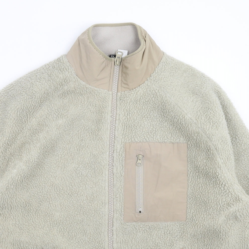 Divided Mens Grey  Fleece Jacket  Size L