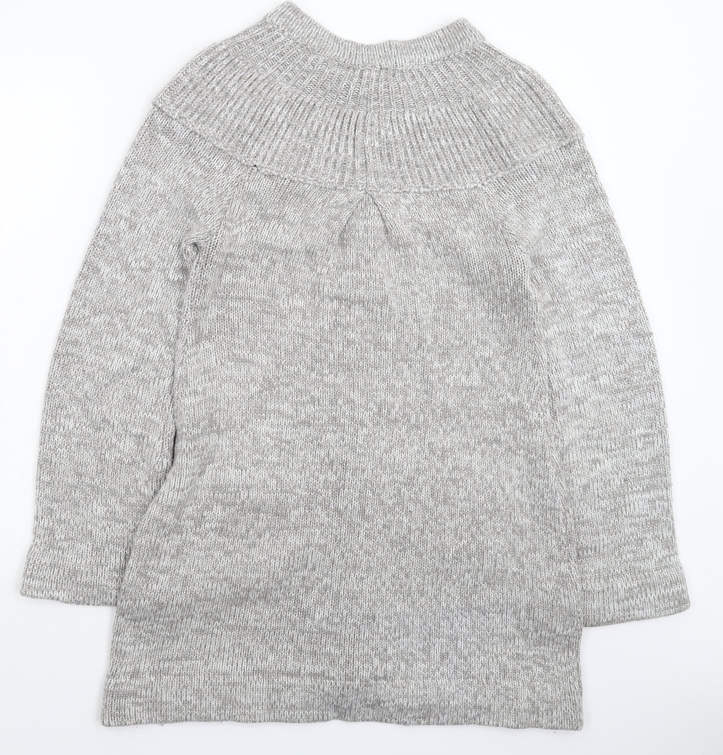 QED Womens Grey  Knit Jacket Coatigan Size M