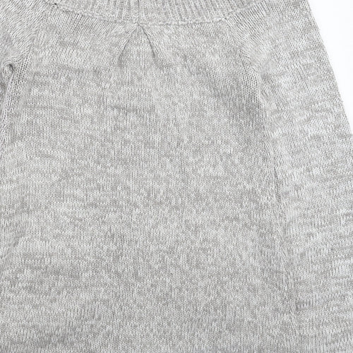 QED Womens Grey  Knit Jacket Coatigan Size M