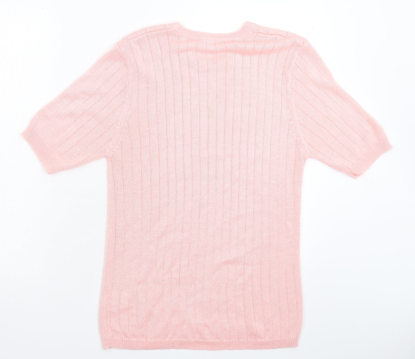 Preworn Womens Pink  Knit Pullover Jumper Size M
