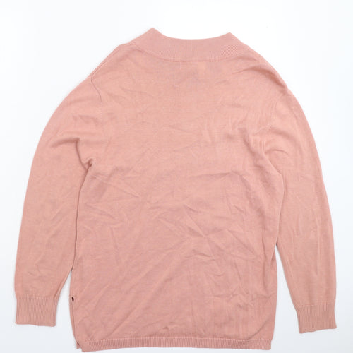 Hayren Womens Beige  Knit Pullover Jumper Size 10