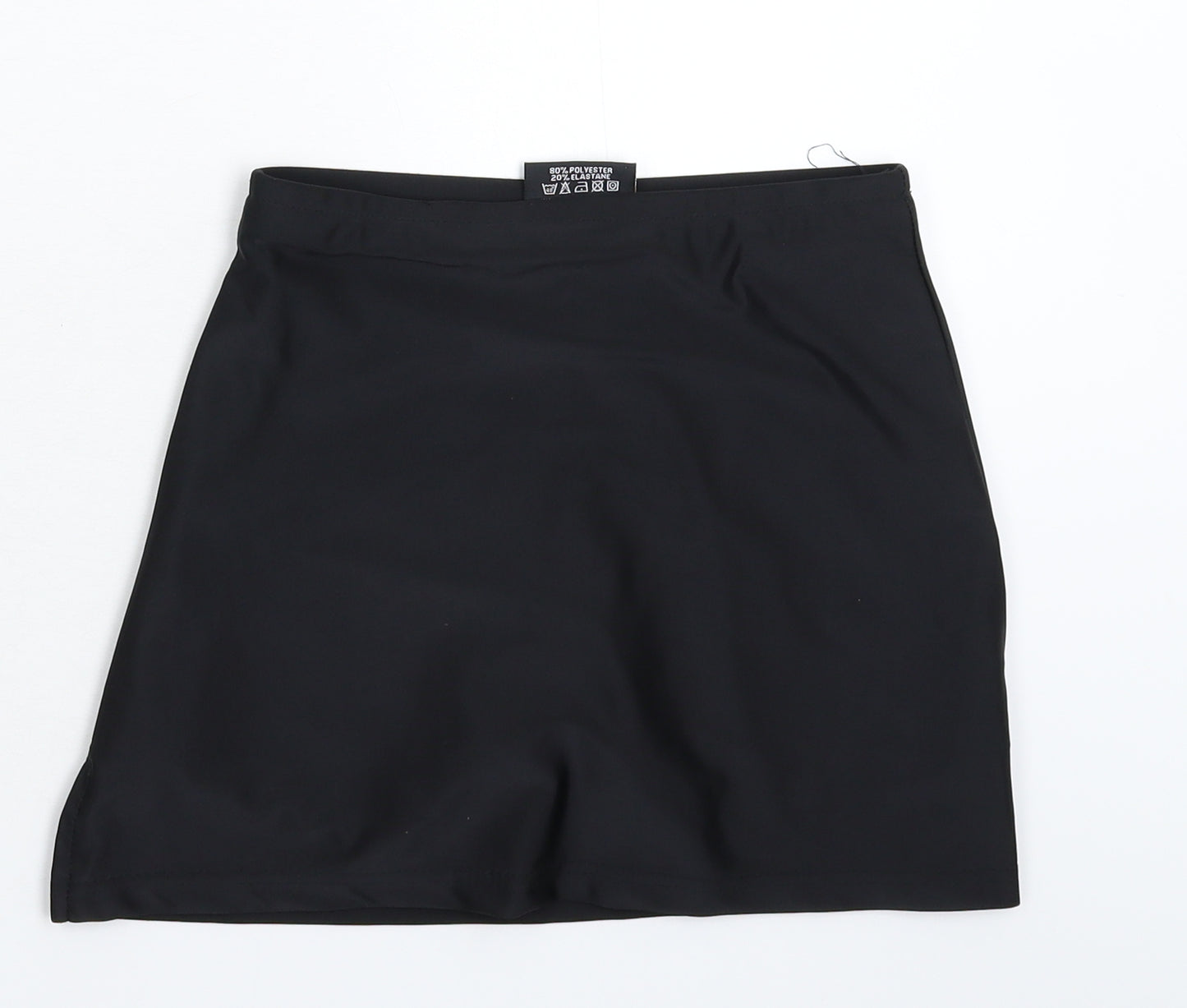 Falcon Womens Black   Mini Skirt Size 24 in
