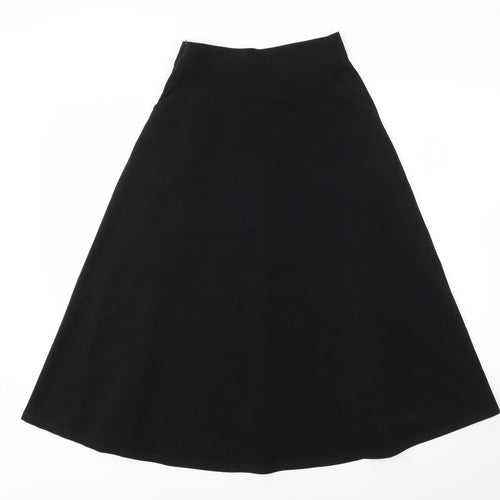 Preworn Womens Black   Flare Skirt Size S