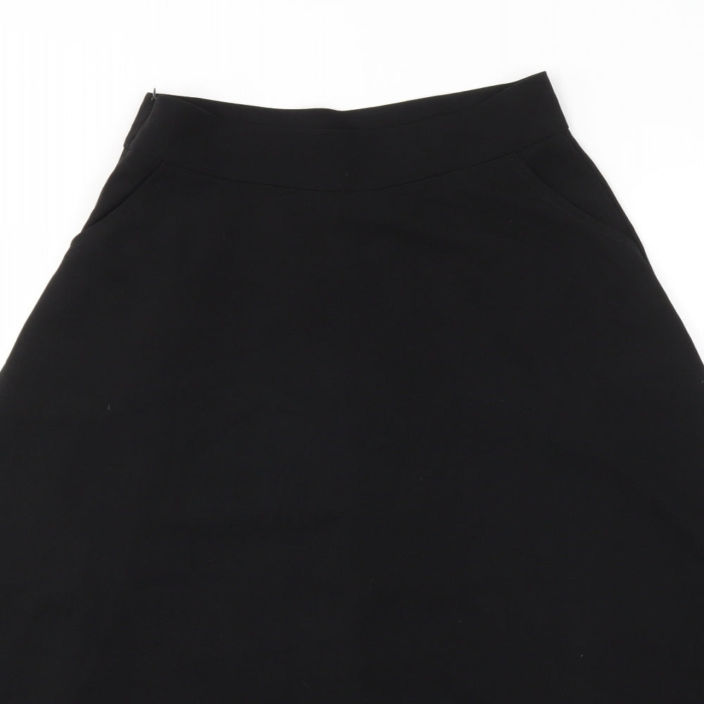 Preworn Womens Black   Flare Skirt Size S