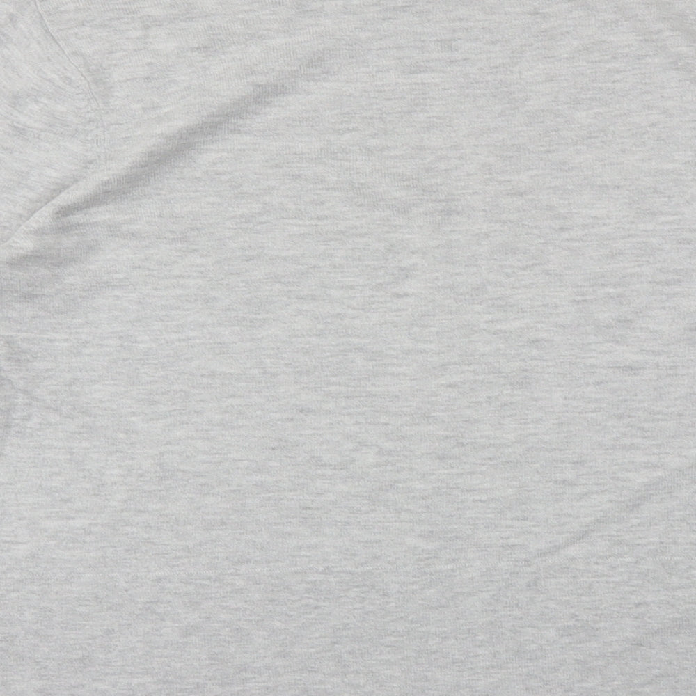 M&S Womens Grey   Basic T-Shirt Size 12