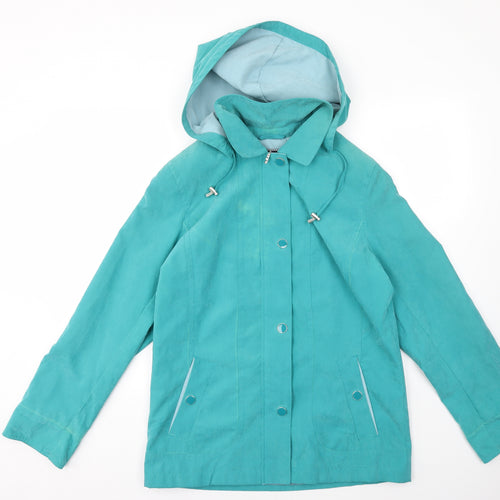 ISLE Womens Blue   Jacket Coat Size 10