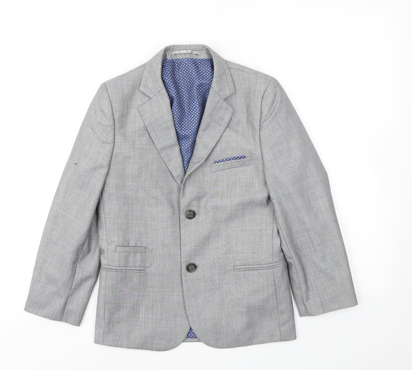 Creon Previs Boys Grey   Basic Jacket Blazer Size 9 Years