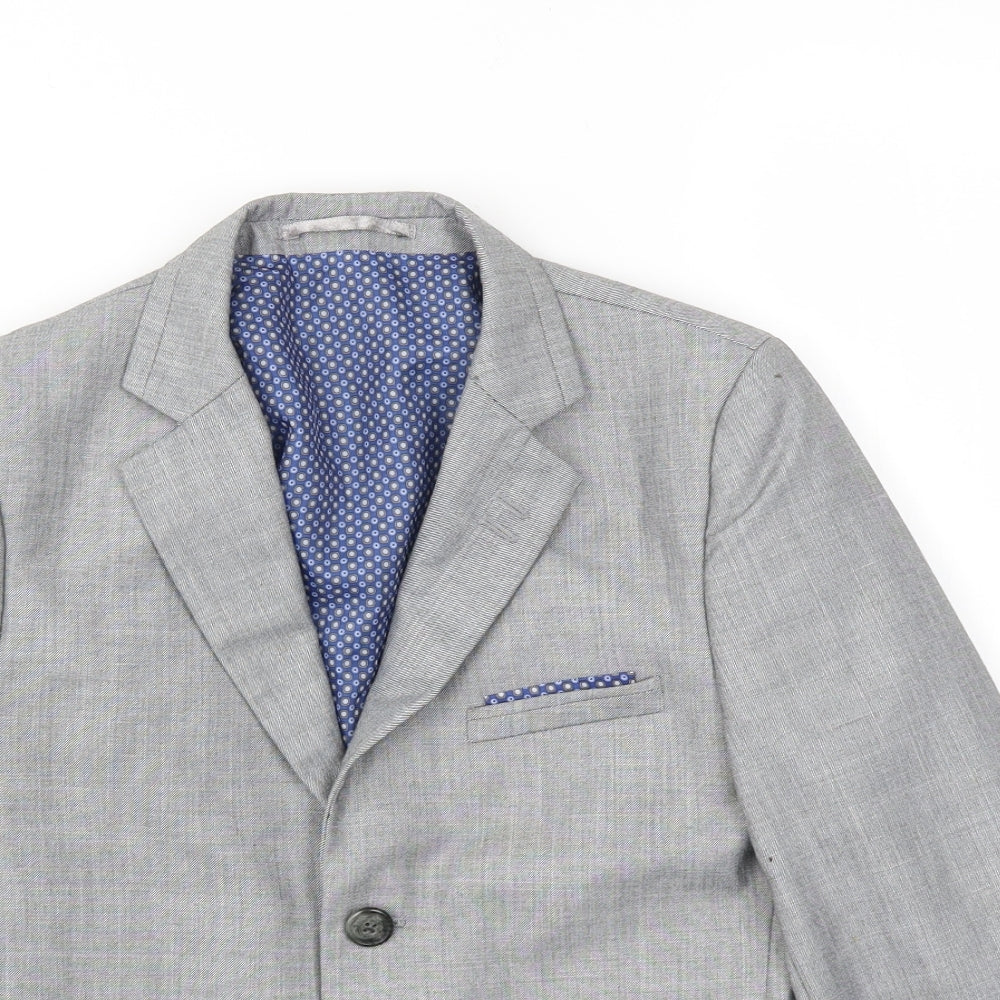 Creon Previs Boys Grey   Basic Jacket Blazer Size 9 Years