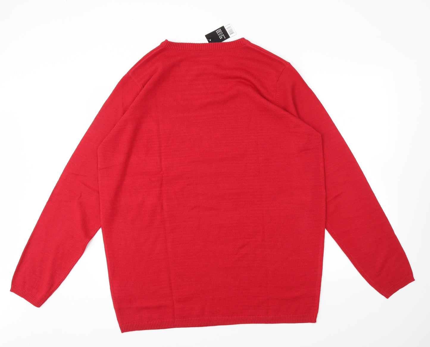 Livergy Mens Red   Pullover Sweatshirt Size XL