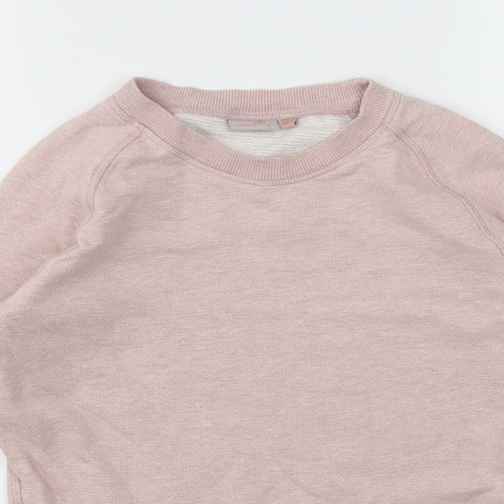 NEXT Girls Pink   Pullover Jumper Size 10 Years
