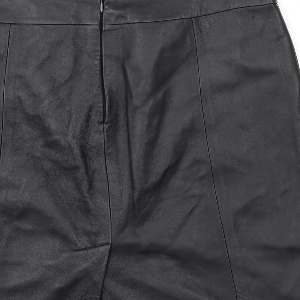 TWO Womens Black   A-Line Skirt Size 14