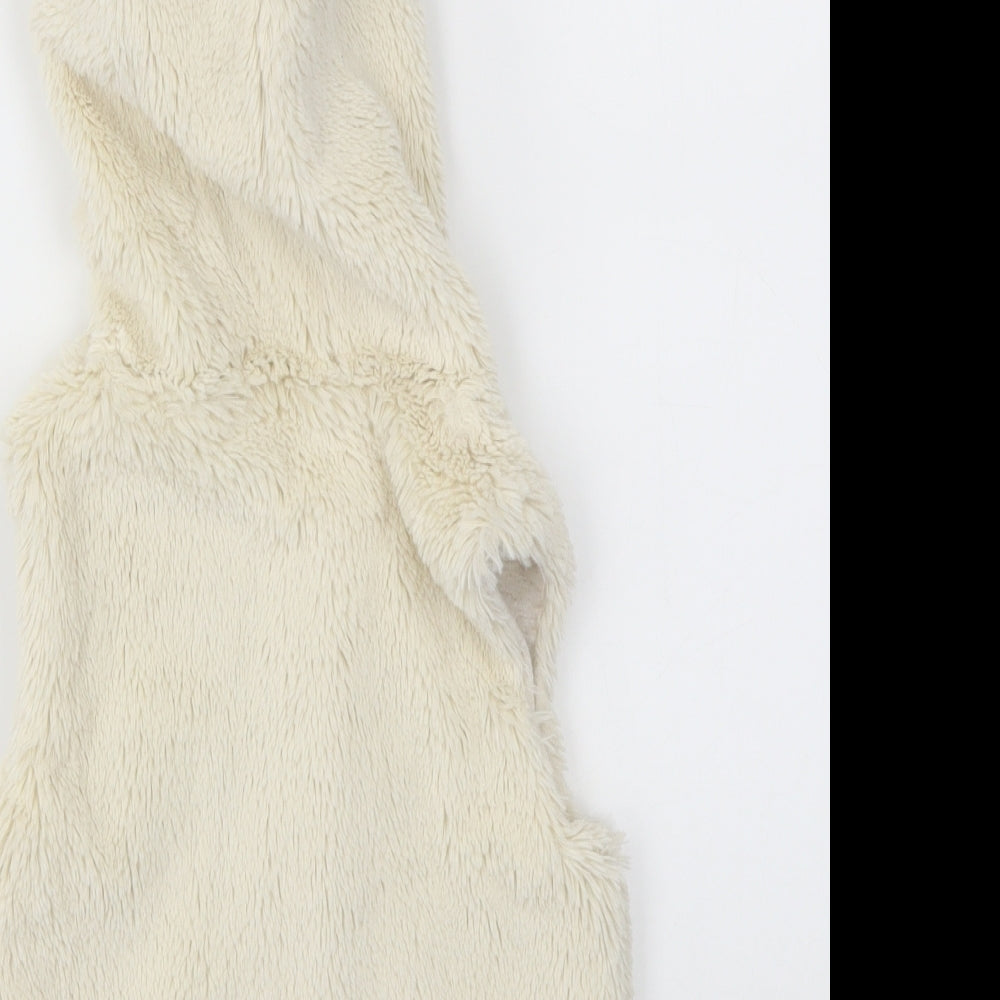 NEXT Girls Ivory   Gilet Jacket Size 4-5 Years