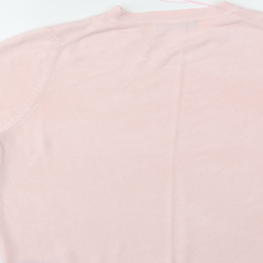 M&S Womens Pink   Pullover Jumper Size 16