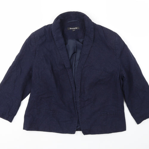 Bonmarché Womens Blue   Jacket Blazer Size 12