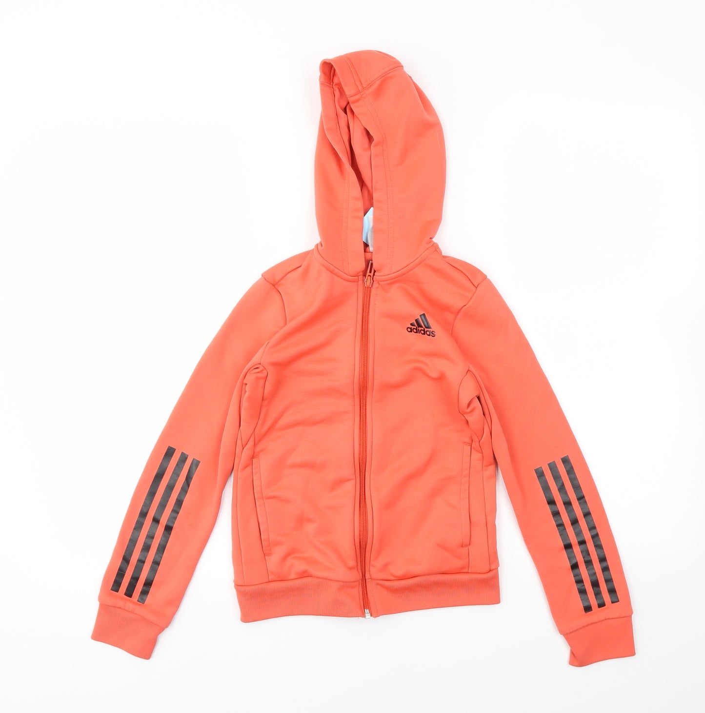 adidas Girls Pink   Full Zip Jumper Size 9-10 Years