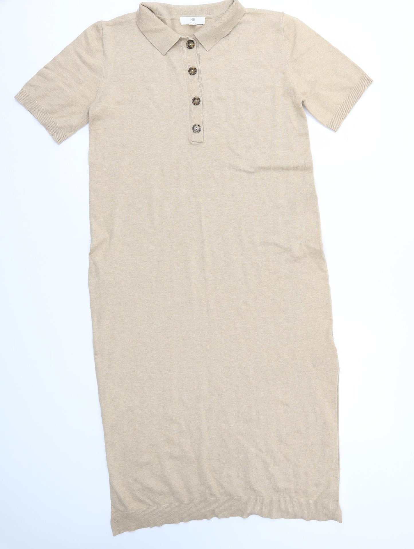 H&M Womens Beige   Jumper Dress  Size S