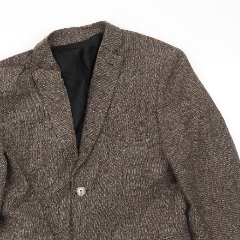 Topman Mens Brown   Jacket Blazer Size 36