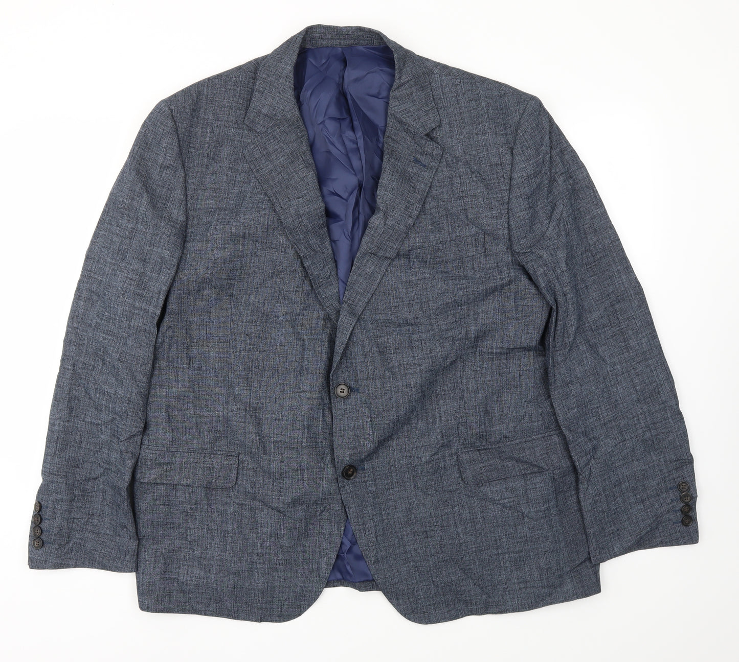 M&S Mens Blue   Jacket Blazer Size 46
