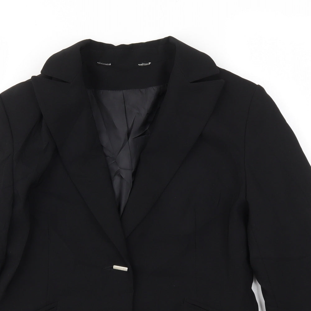 Kit Womens Black   Jacket Blazer Size 10