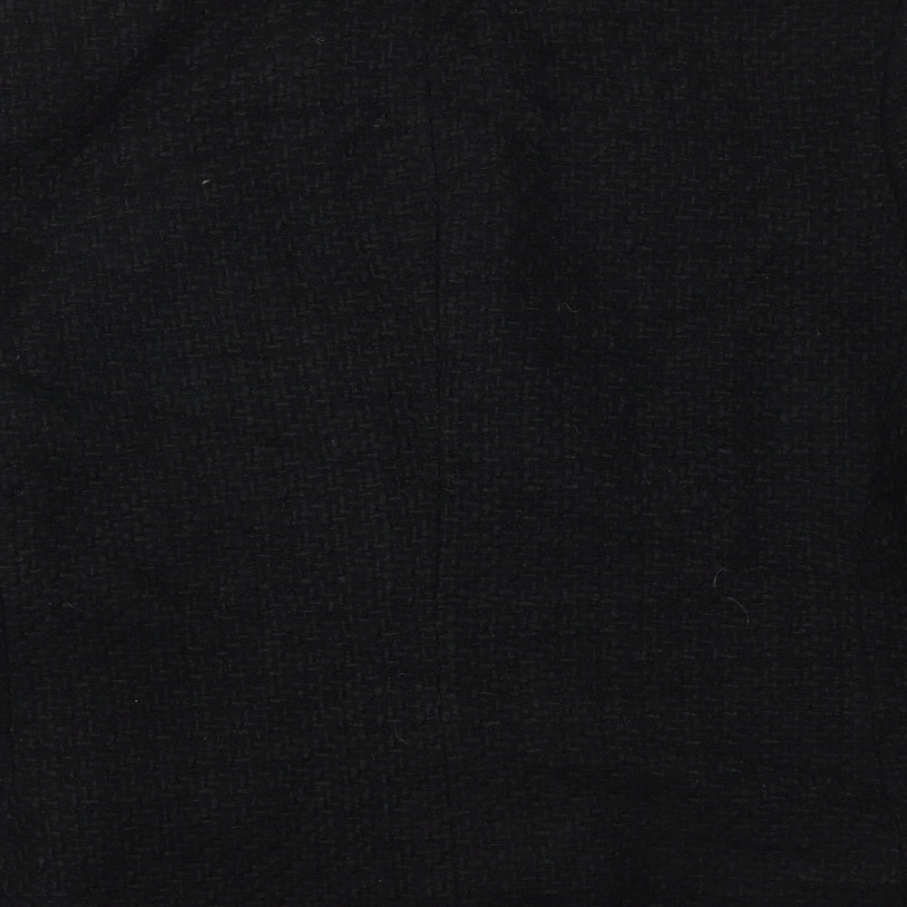 M&S Womens Black   Jacket Coat Size 22