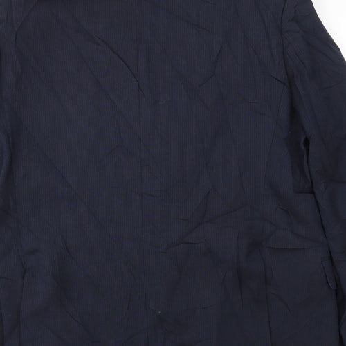 M&S Womens Blue   Jacket Blazer Size 44