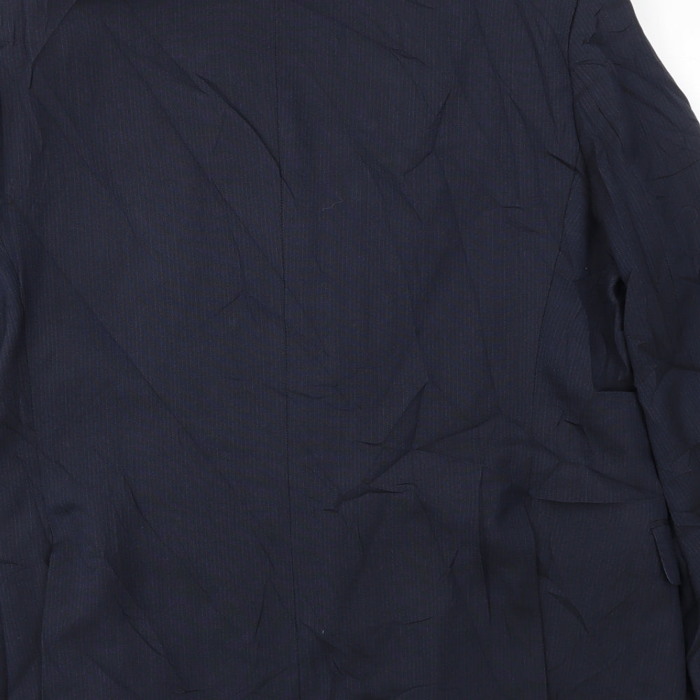 M&S Womens Blue   Jacket Blazer Size 44