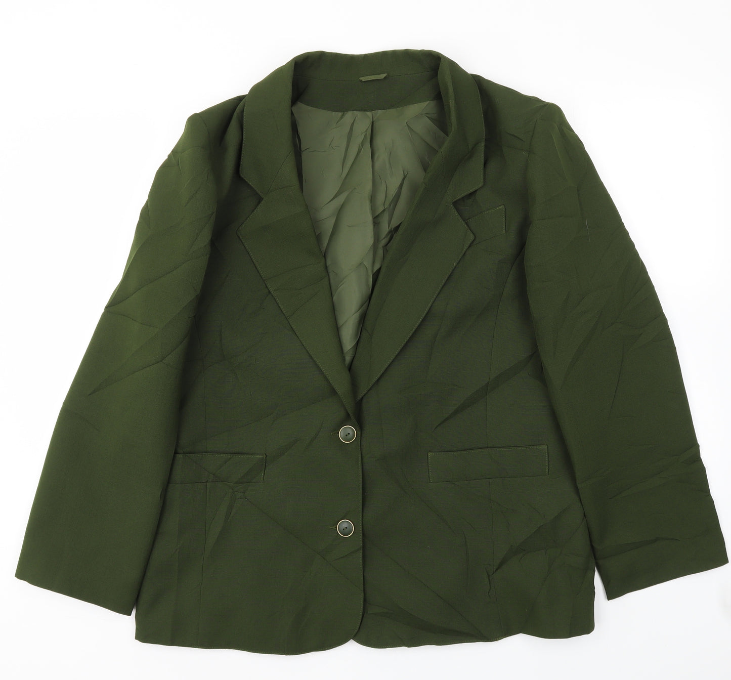 Classics Womens Green   Jacket Blazer Size 14