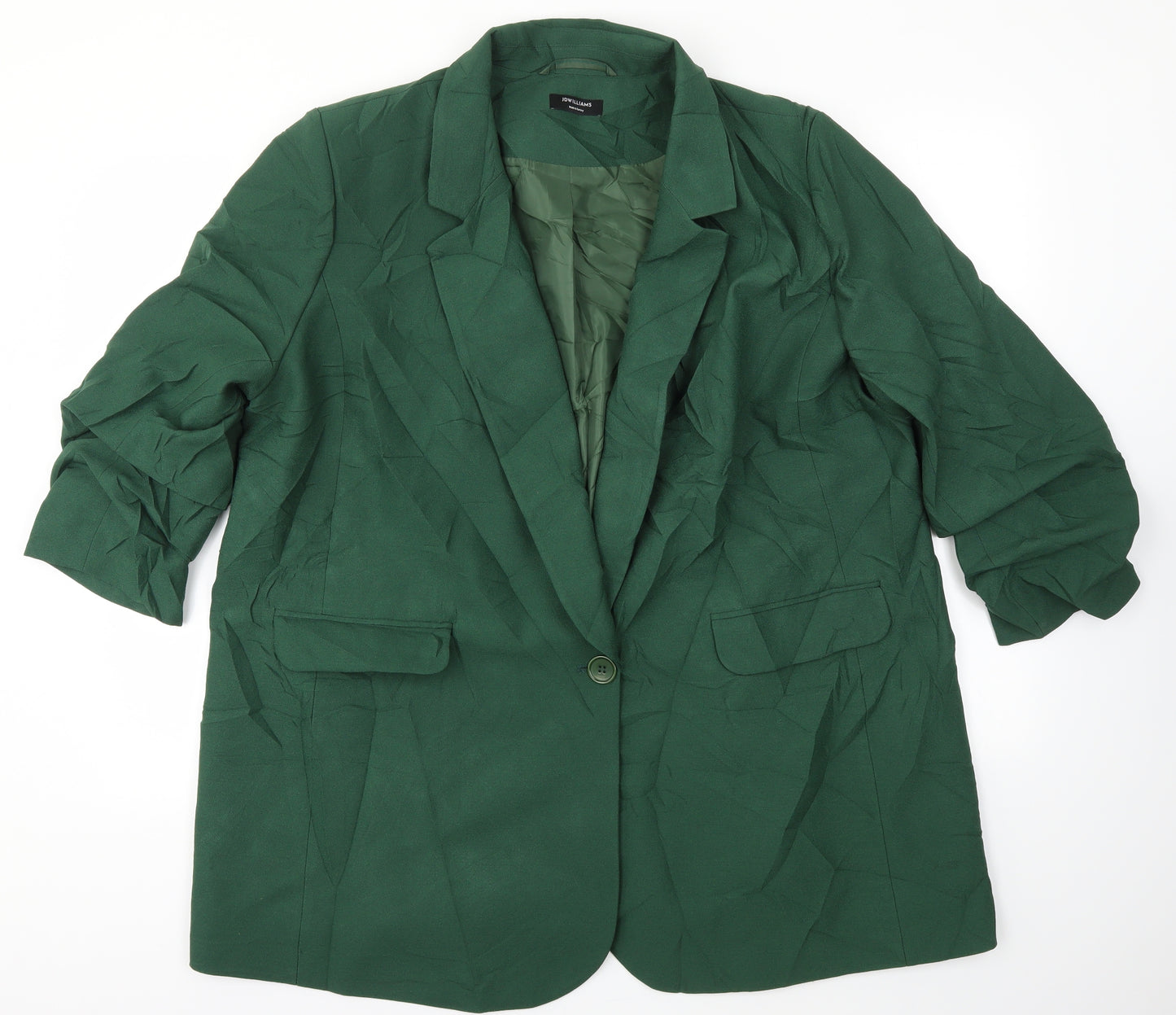 JD Williams Womens Green   Jacket Blazer Size 20