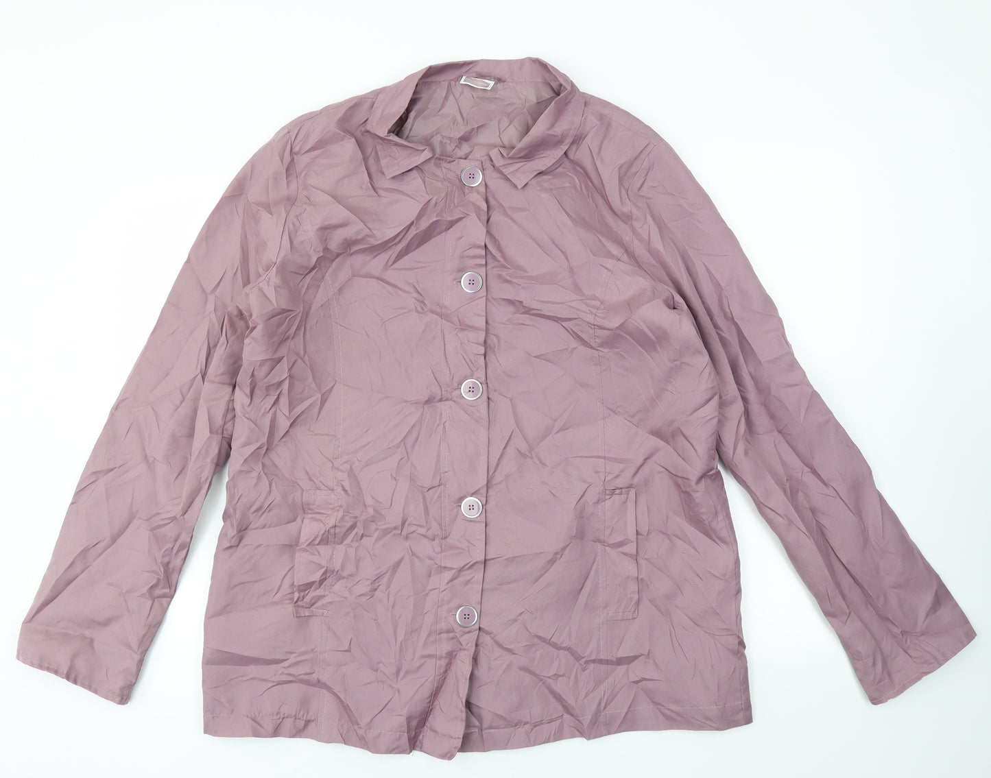 ann de lancay Womens Purple   Jacket Coat Size M