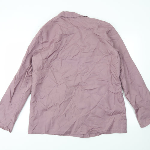 ann de lancay Womens Purple   Jacket Coat Size M