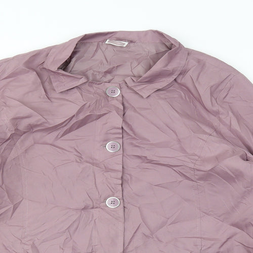 ann de lancay Womens Purple   Jacket Coat Size M
