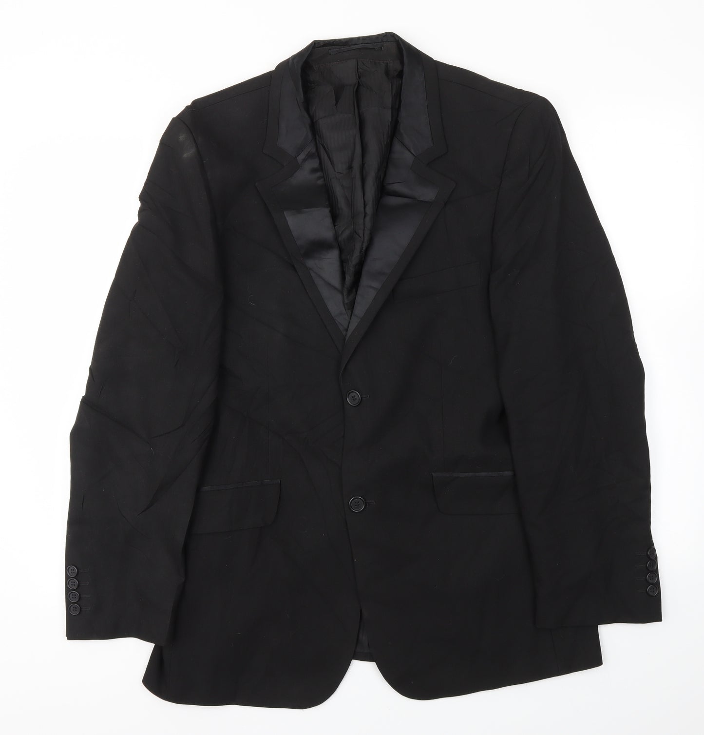 Topman Mens Black   Jacket Blazer Size 40