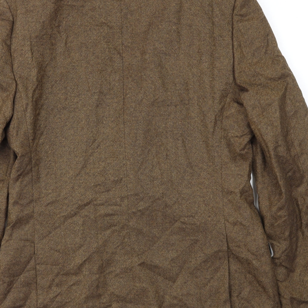 Heart and Dagger Mens Brown   Jacket Blazer Size 40