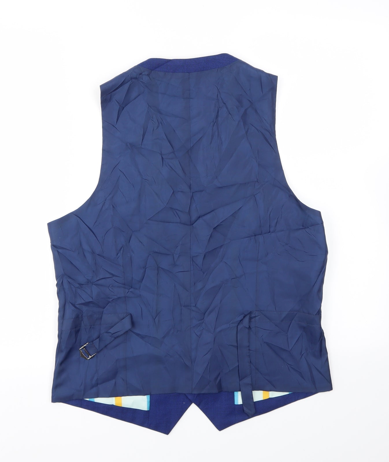 Harry Brown Mens Blue   Jacket Suit Waistcoat Size 40