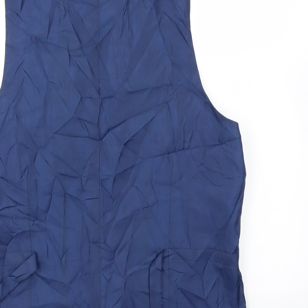 Harry Brown Mens Blue   Jacket Suit Waistcoat Size 40