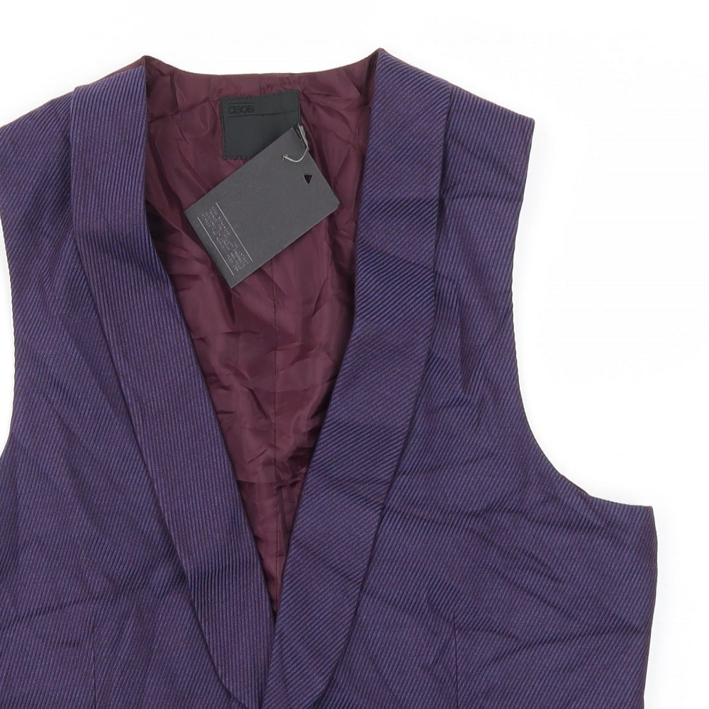 ASOS Mens Multicoloured   Jacket Suit Waistcoat Size 40