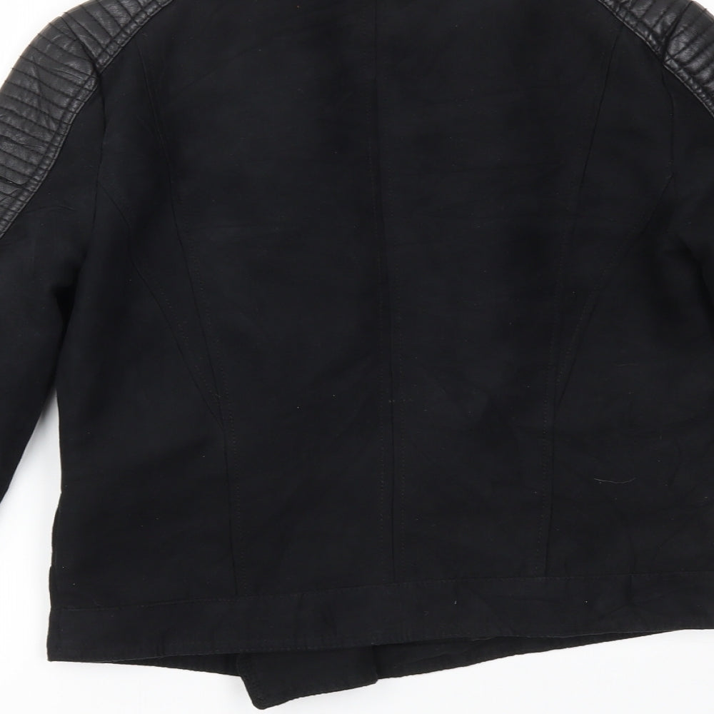 pimkle Womens Black   Jacket Coat Size 10