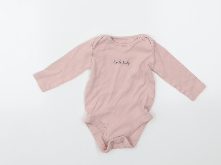 TU Girls Pink Babygrow One-Piece Size 3-6 Months