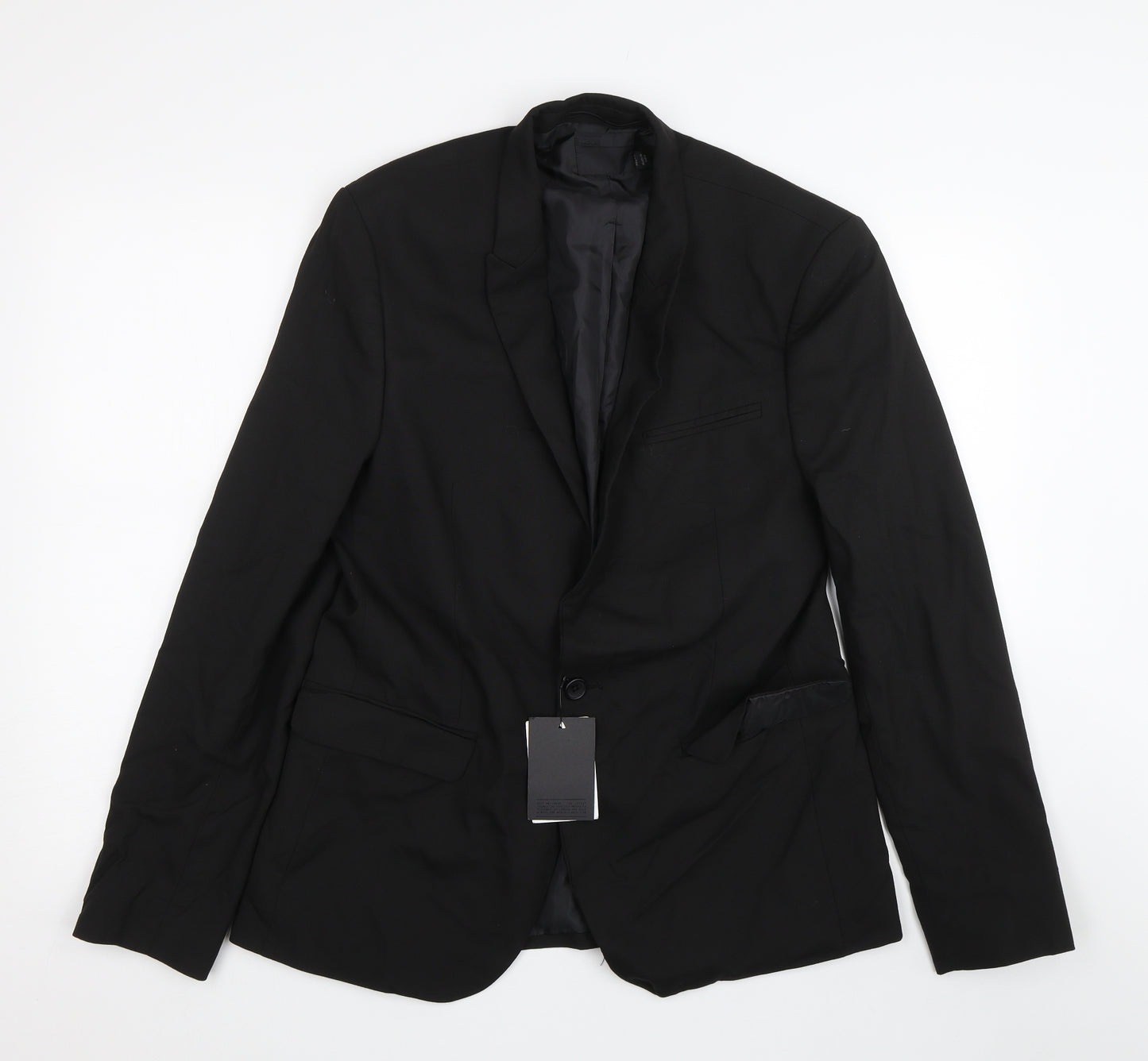 ASOS Mens Black   Jacket Suit Size 40
