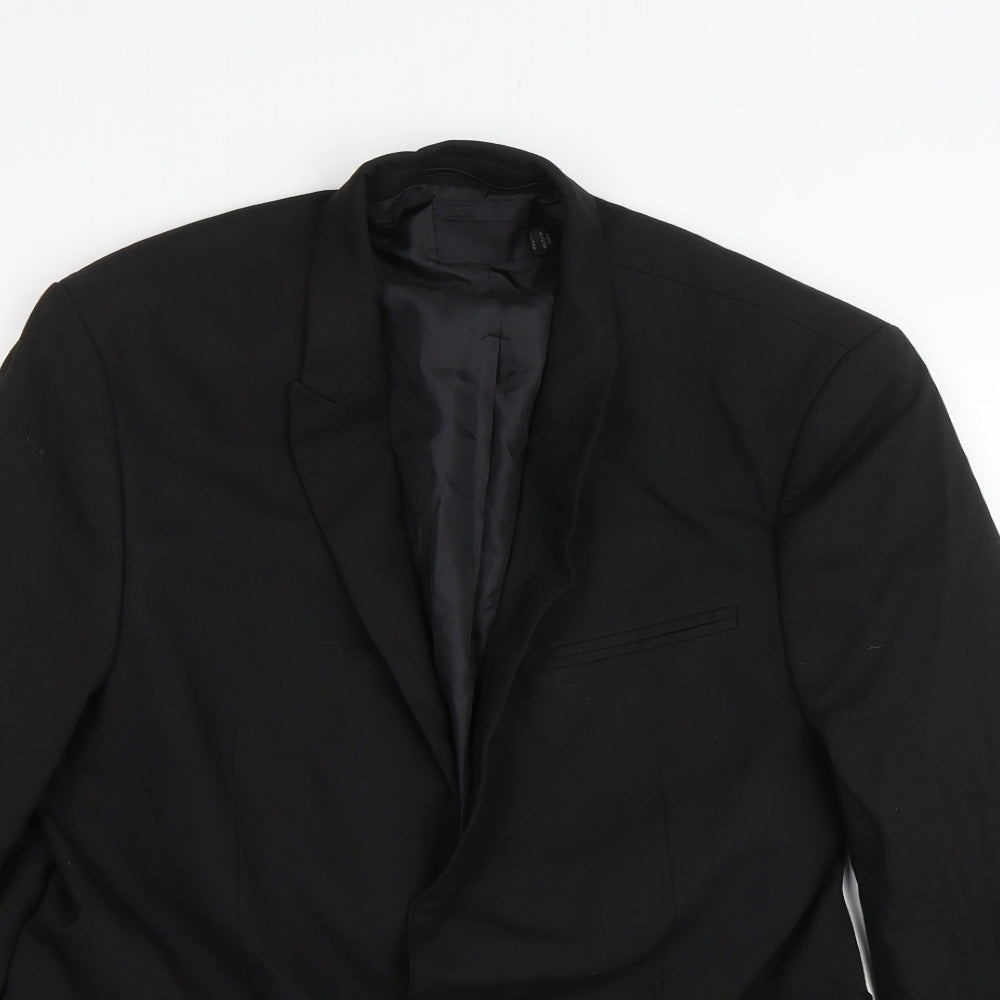 ASOS Mens Black   Jacket Suit Size 40