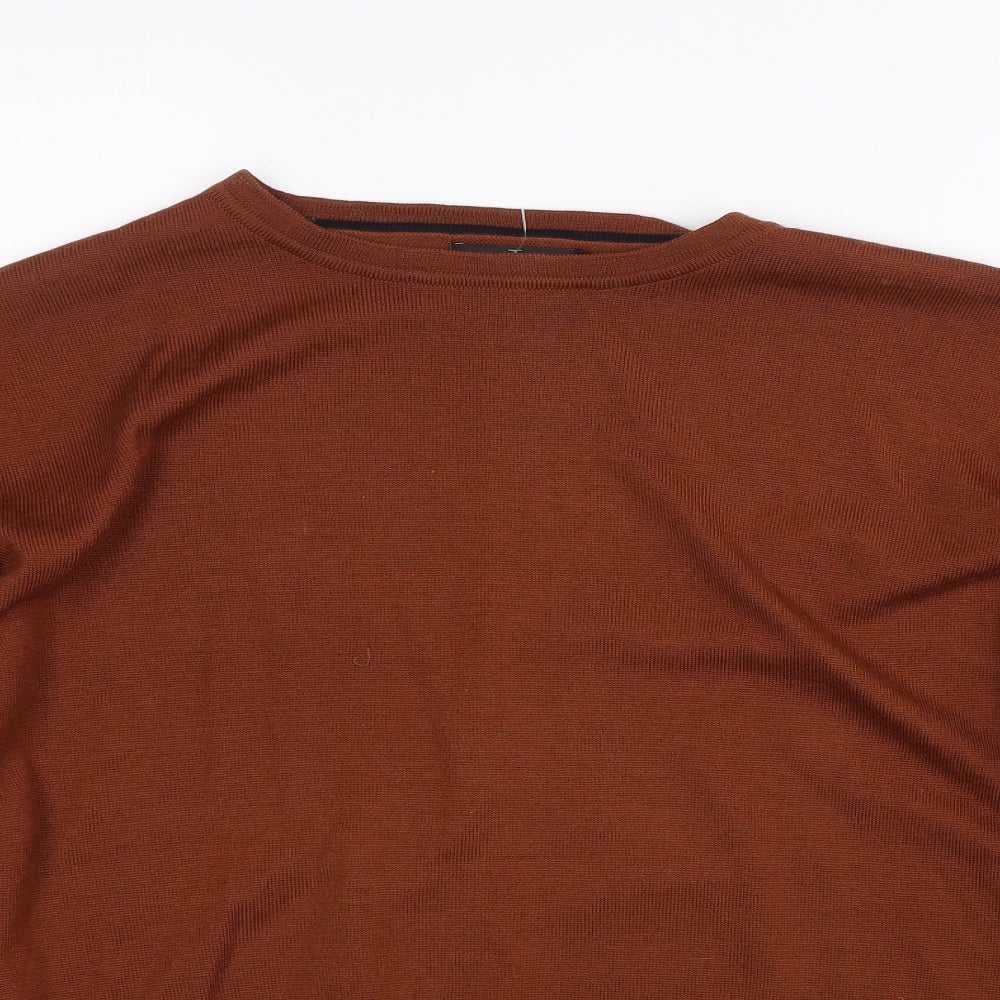Jasper Conran Mens Brown   Pullover Jumper Size L