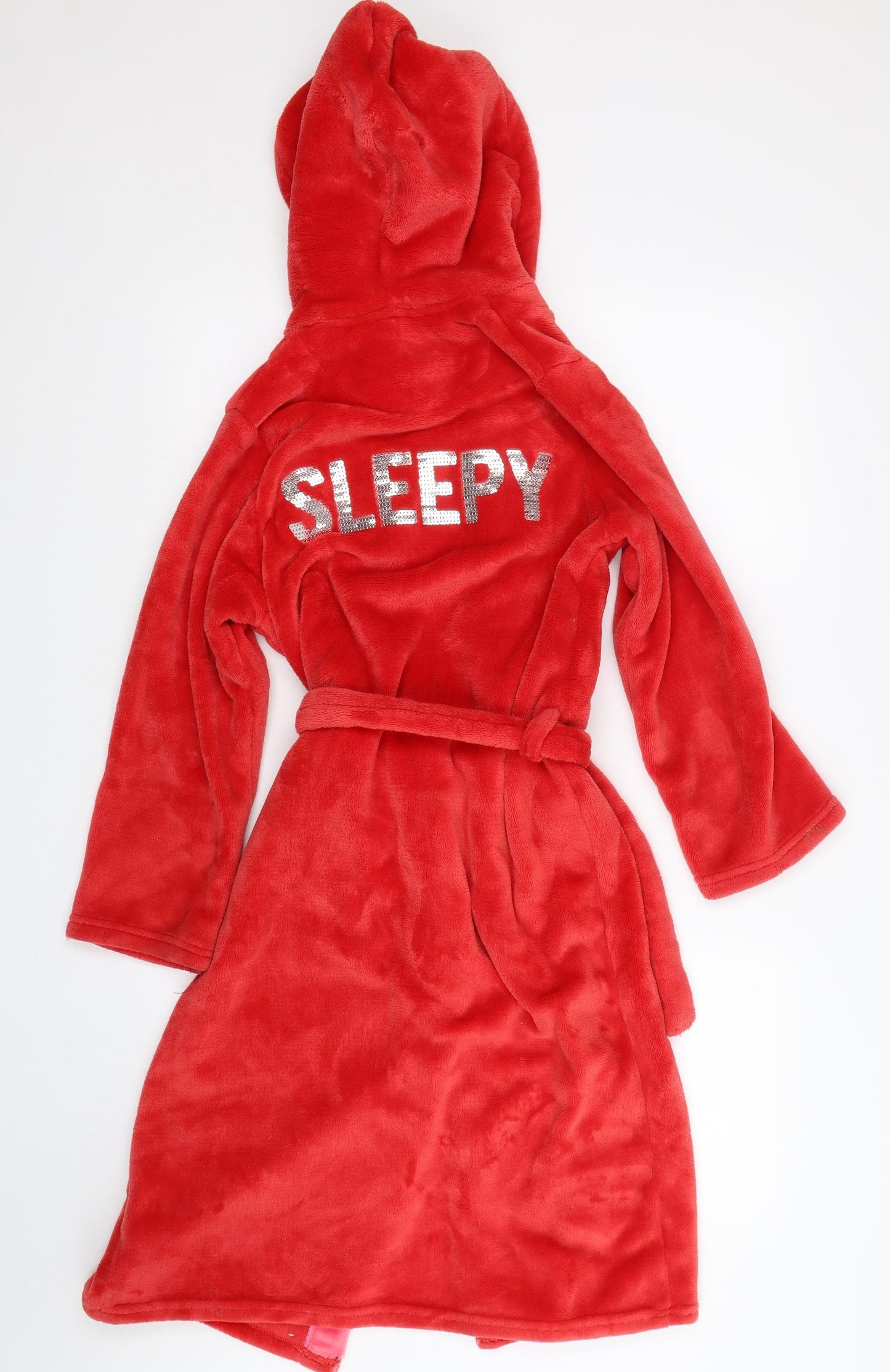 M&S Girls Red   Cami Gown Size 11-12 Years