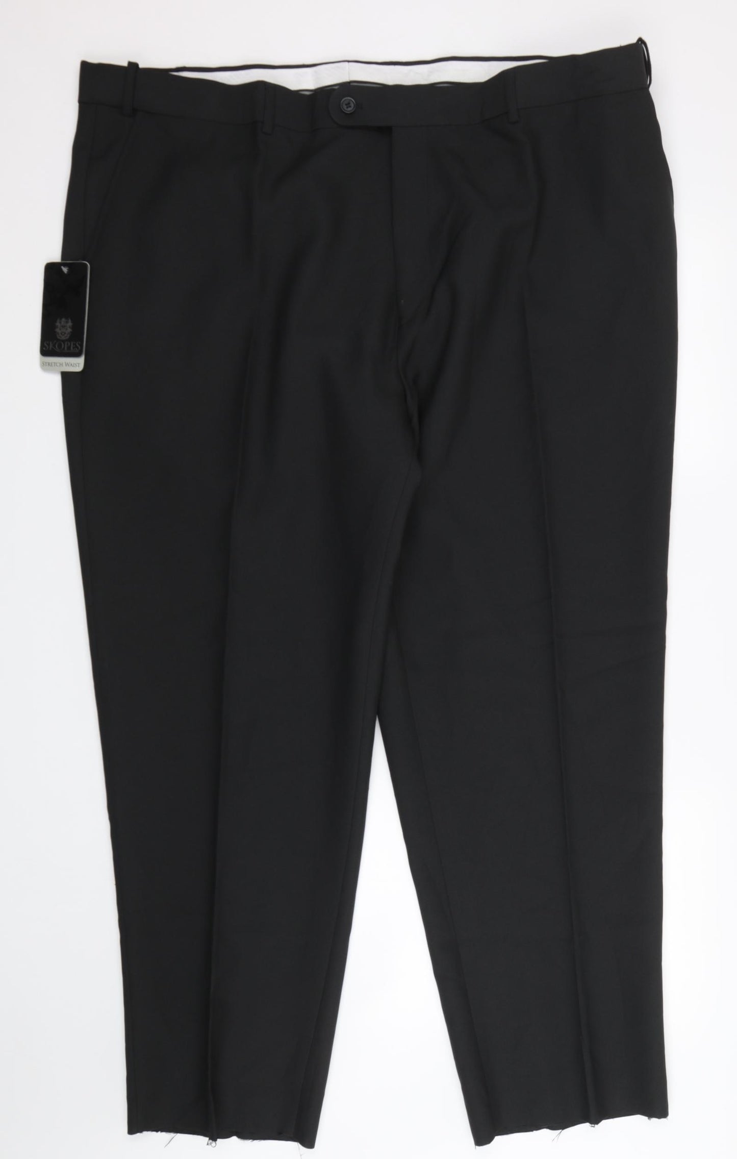 Skopes Mens Black   Dress Pants Trousers Size 48 L29 in