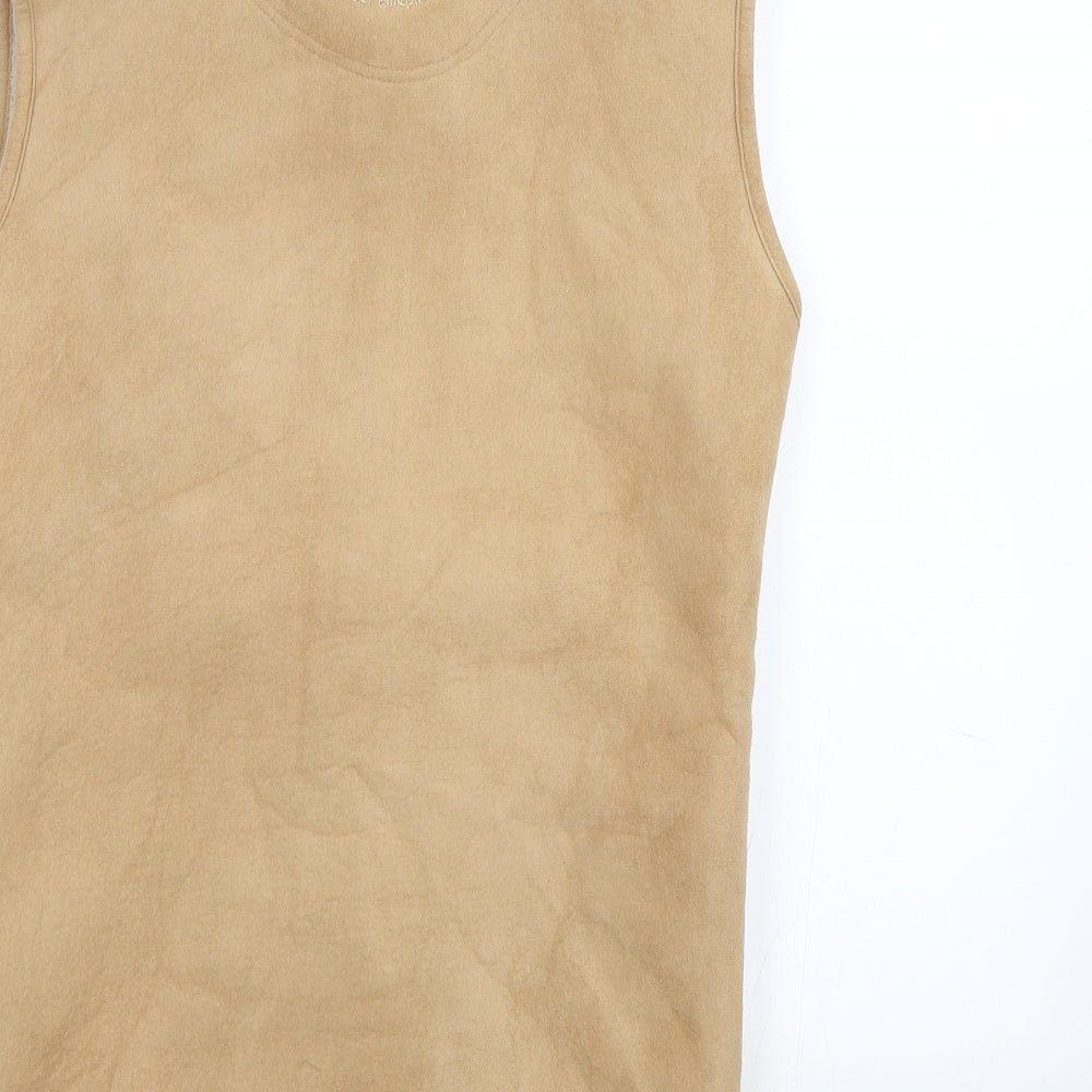 Clever Shepherd Womens Beige   Gilet Coat Size S