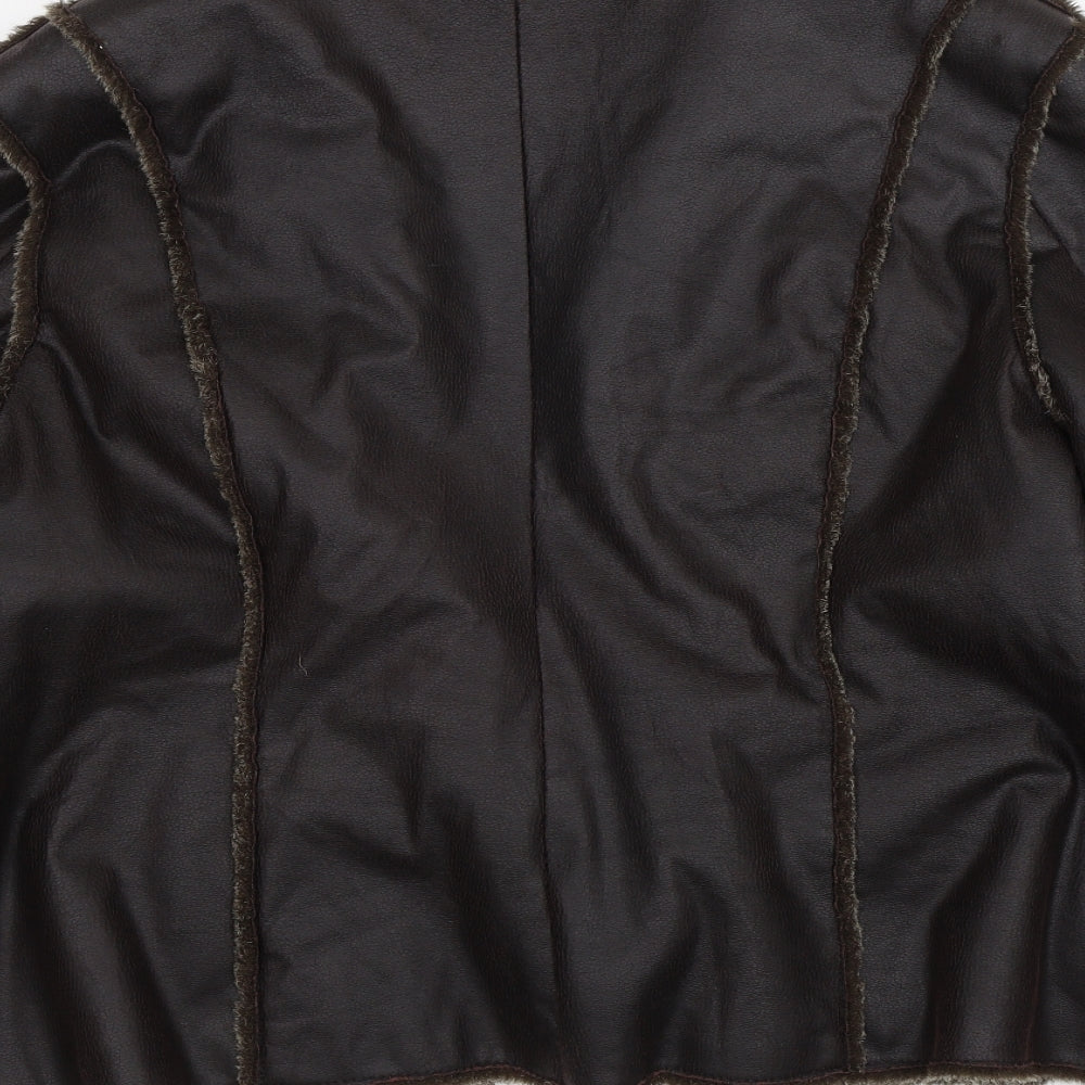 George Womens Brown   Jacket Coat Size 22