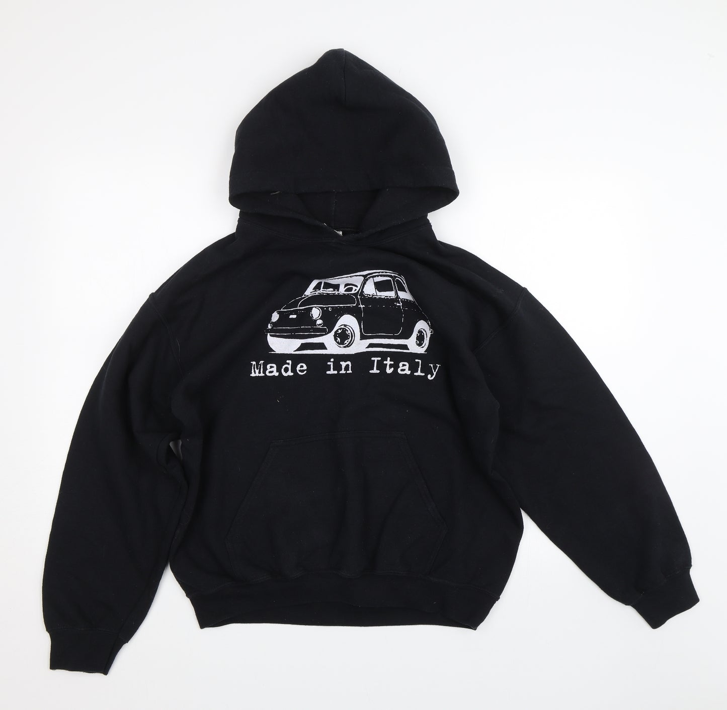 Gildan Mens Black   Pullover Hoodie Size M