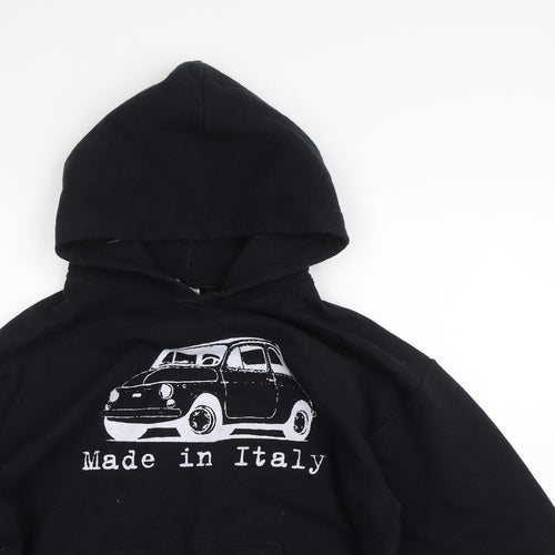 Gildan Mens Black   Pullover Hoodie Size M